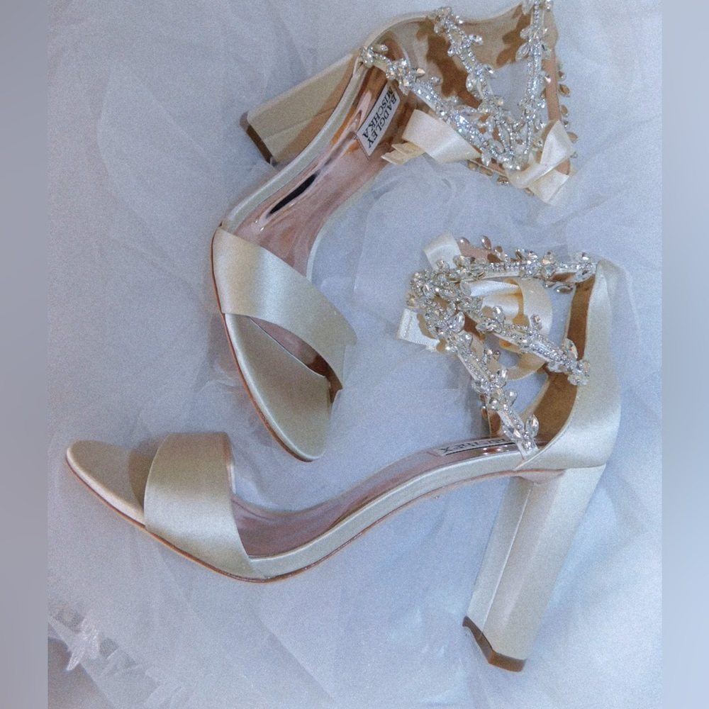 Badgley Mischka Everafter high heels size 9.